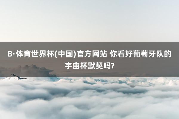 B·体育世界杯(中国)官方网站 你看好葡萄牙队的宇宙杯默契吗?