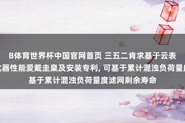 B体育世界杯中国官网首页 三五二肯求基于云表数据的空气净化器性能爱戴圭臬及安装专利, 可基于累计混浊负荷量度滤网剩余寿命
