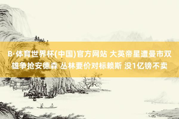 B·体育世界杯(中国)官方网站 大英帝星遭曼市双雄争抢安德森 丛林要价对标赖斯 没1亿镑不卖